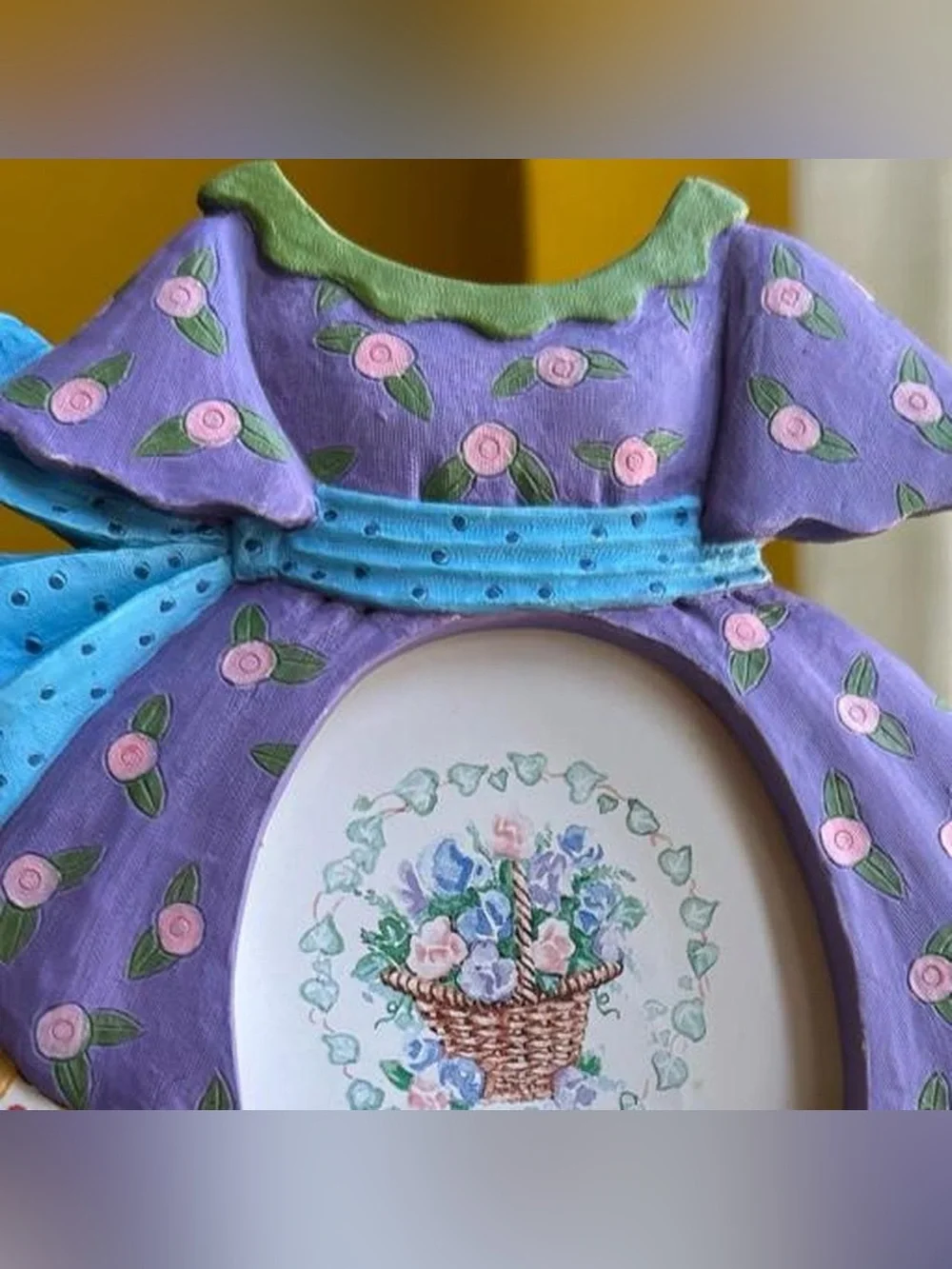 Vintage 90s dress photo frame